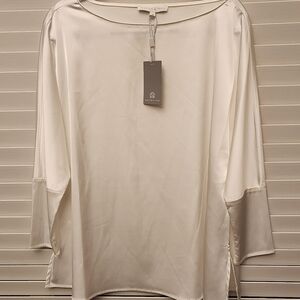 Preston & York White Emerson Tunic Size M NWT
